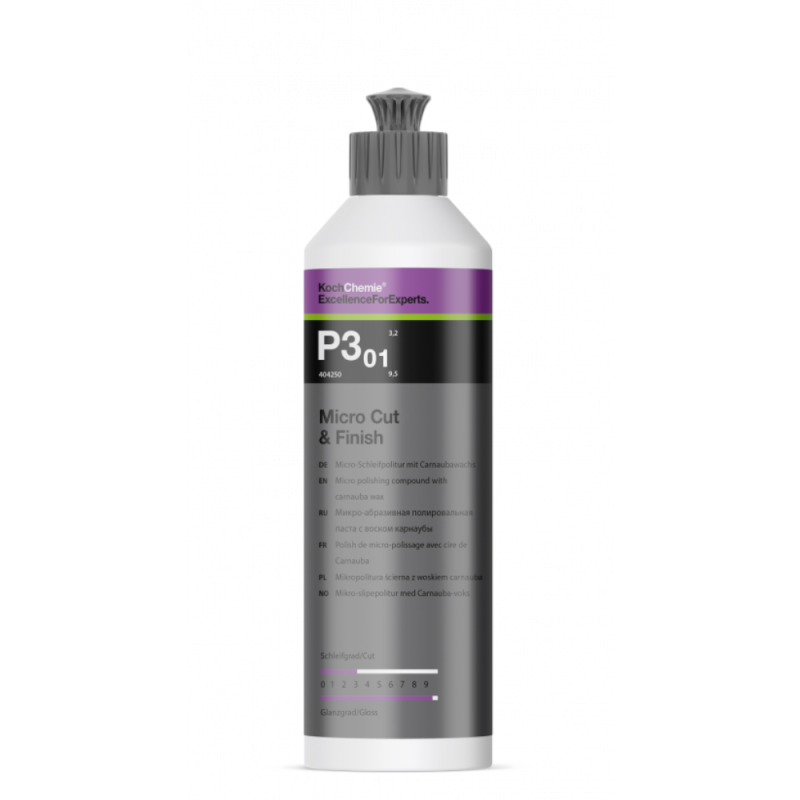 Паста мікрошліфувальна з віском карнауби Koch Micro Cut & Finish P3.01 0,25 л