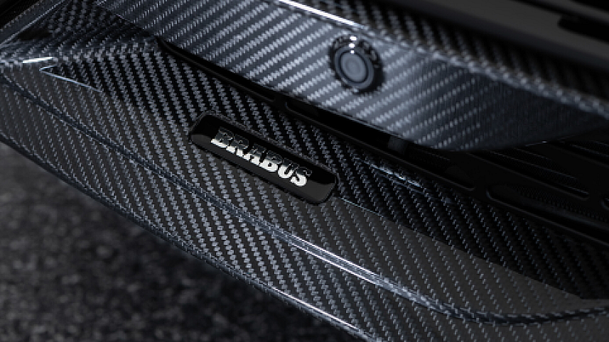 Карбоновий передній спойлер Brabus GLE/GLS