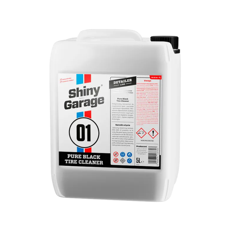 Очищувач гуми Shiny Garage Pure Black Tire Cleaner 5 л