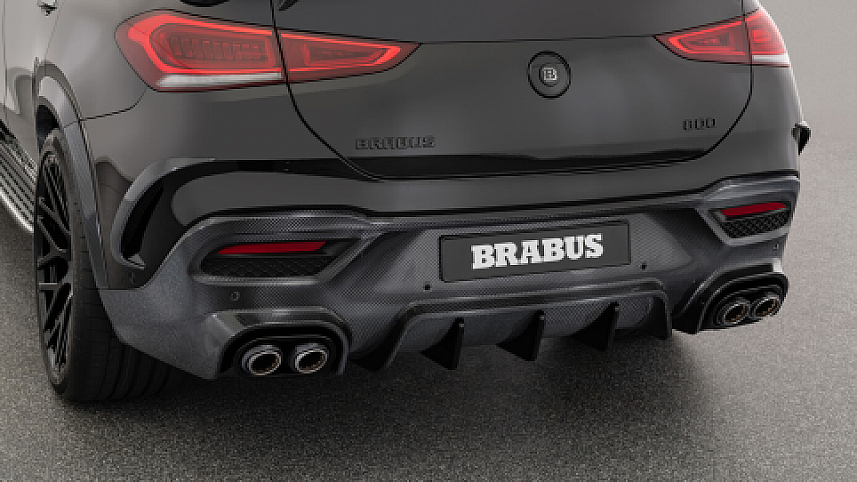 Карбонова задня спідниця Brabus GLE C167 AMG63