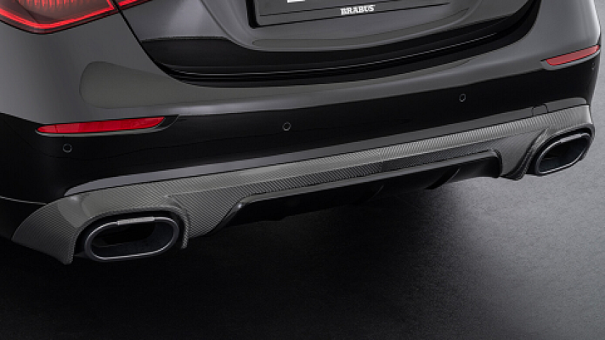 Карбоновий задній дифузор Brabus S-CLASS Z223