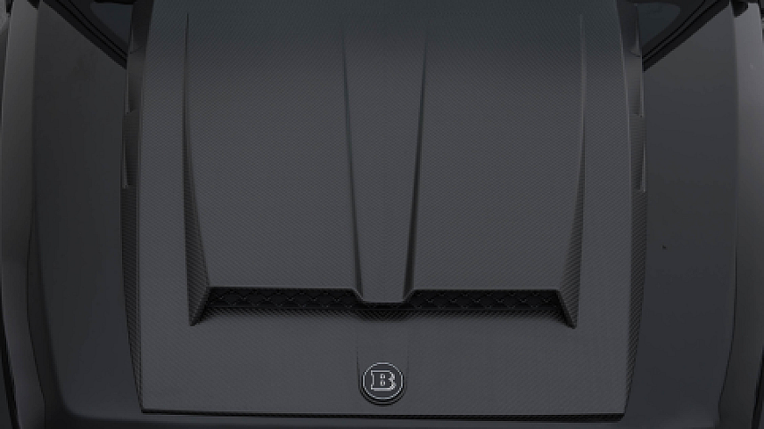 Карбонова накладка на капот Brabus POWERDOME