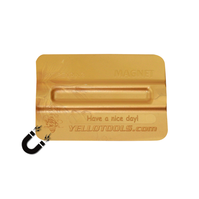 Ракель магнітний Yellotools TonnyMag Basic Gold