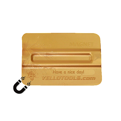 Ракель магнітний Yellotools TonnyMag Basic Gold