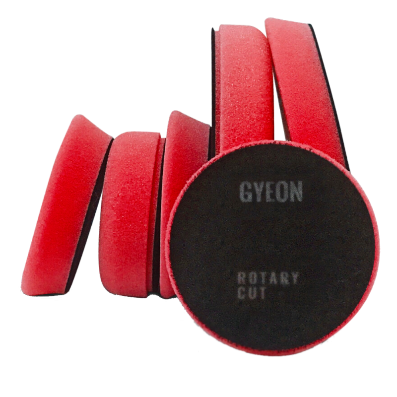Круг полірувальний GYEON Rotary Cut середньої жорсткості Червоний 125 мм