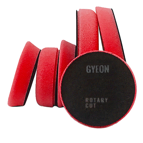 Круг полірувальний GYEON Rotary Cut середньої жорсткості Червоний 125 мм