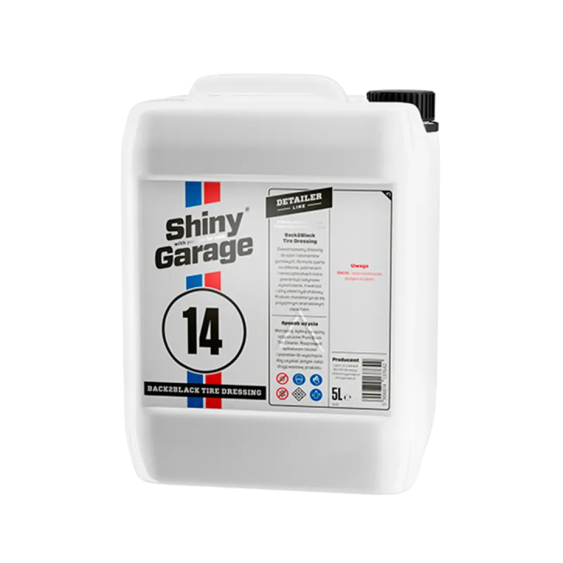 Засіб для догляду за шинами з SiO2 (кераміка) Shiny Garage Back2Black Polymer Tire Dressing 5 л