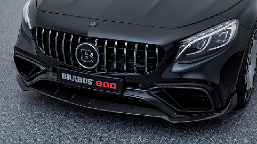 Карбоновий передній спойлер Brabus S-CLASS
