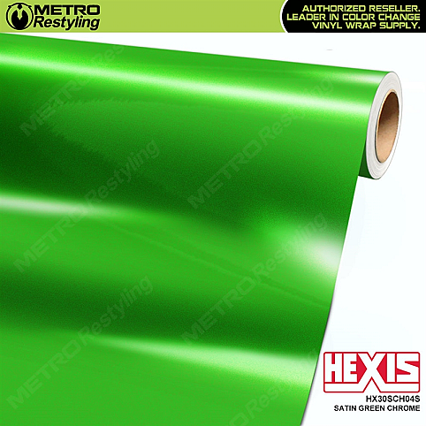 Плівка сатинова Hexis Super Chrome Green Satin (HX30SCH04S)