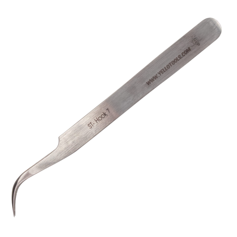 Вигнутий пінцет для плівки Yellotools SignTweezer Hook 7