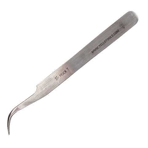Вигнутий пінцет для плівки Yellotools SignTweezer Hook 7