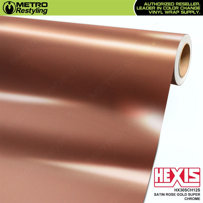 Плівка сатинова Hexis Super Chrome Rose Gold Satin (HX30SCH12S)