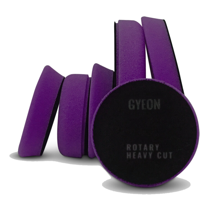 Круг полірувальний GYEON rotary Heavy Cut особливо твердий ріжучий  Фіолетовий 125 мм