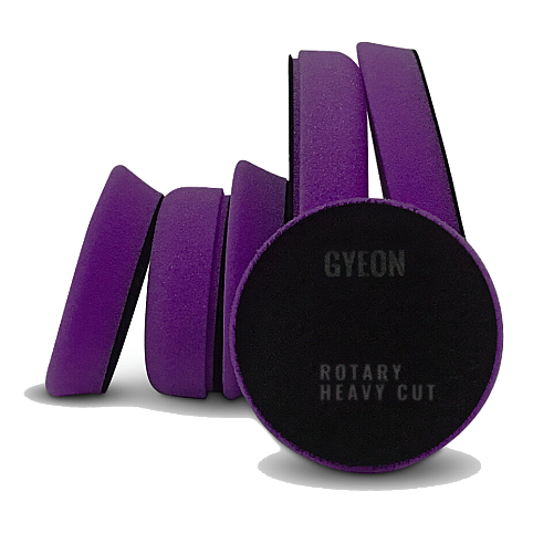 Круг полірувальний GYEON rotary Heavy Cut особливо твердий ріжучий  Фіолетовий 125 мм