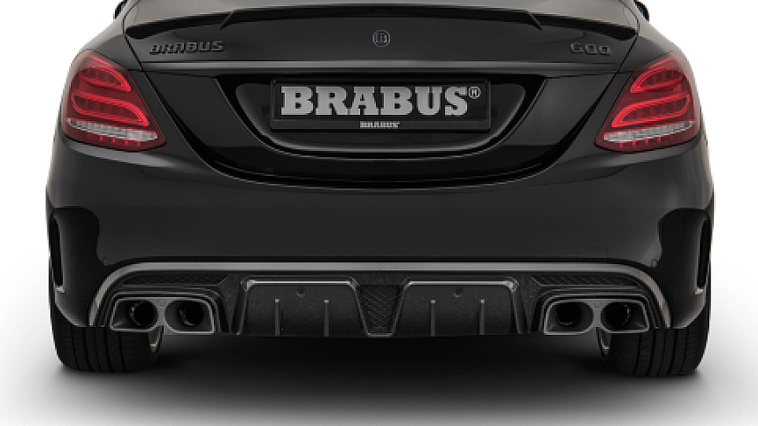 Карбоновий задній дифузор Brabus C-CLASS W205 AMG C63