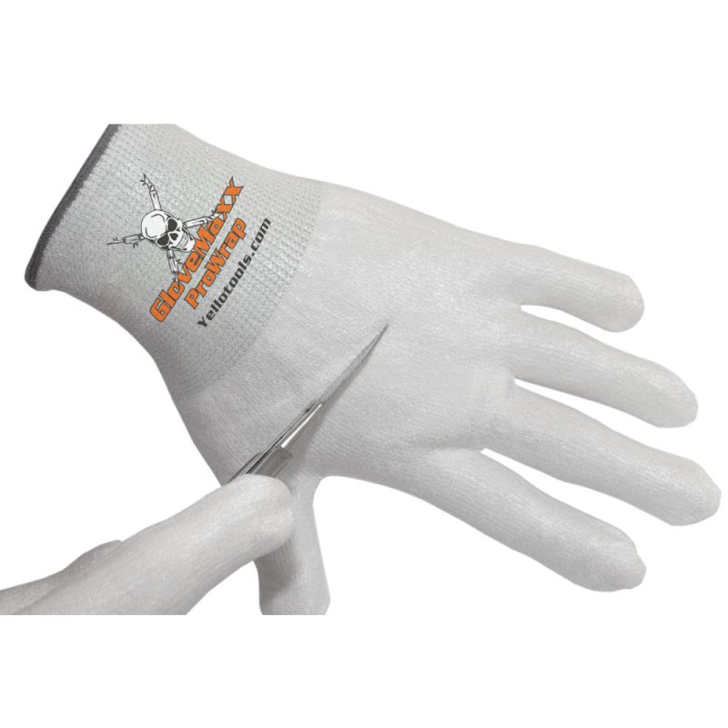 Рукавички для роботи з плівками Yellotools GloveMaxx ProWrap Оранжеві М