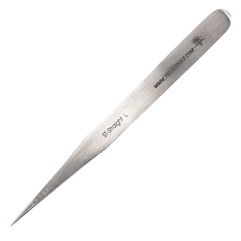 Пінцет Yellotools SignTweezer Straight для точної роботи з плівкою, р.L