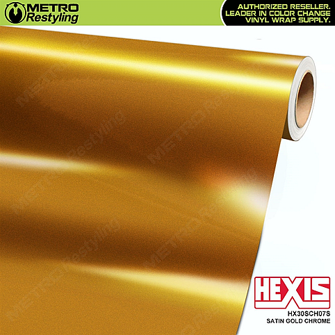 Плівка сатинова Hexis Super Chrome Gold Satin (HX30SCH07S)