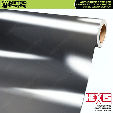 Плівка глянцева Hexis Super Chrome Titanium (HX30SCH03B)