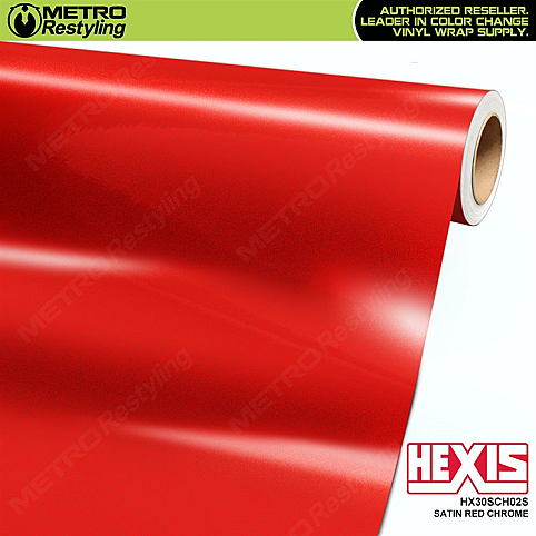 Плівка сатинова Hexis Super Chrome Red Satin (HX30SCH02S)