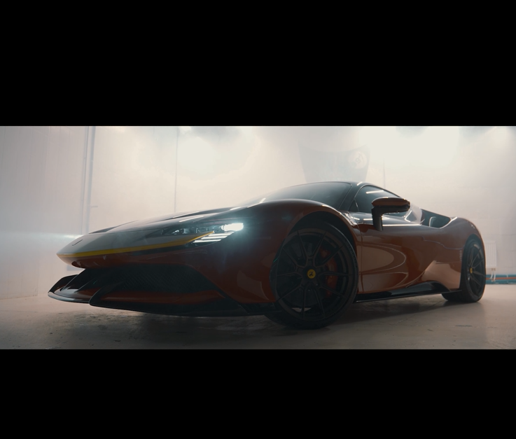 Антигравійна плівка на Ferrari