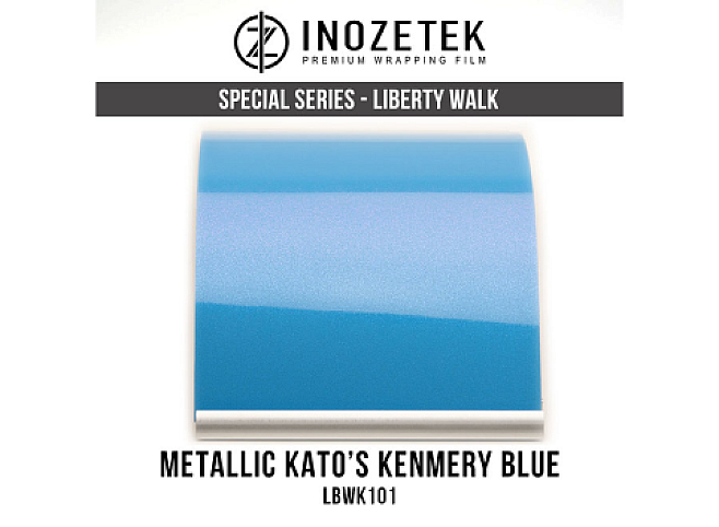 Плівка глянцева Inozetek Metallic Kato's Kenmery Blue LBWK101