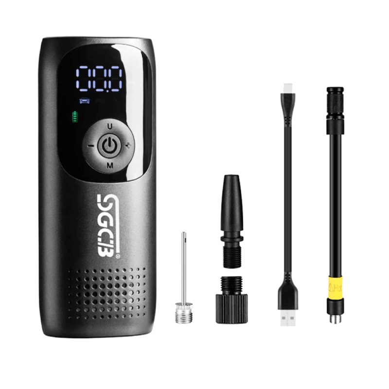 Портативний автомобільний насос SGCB Portable Tire Inflator Mini Air Pump